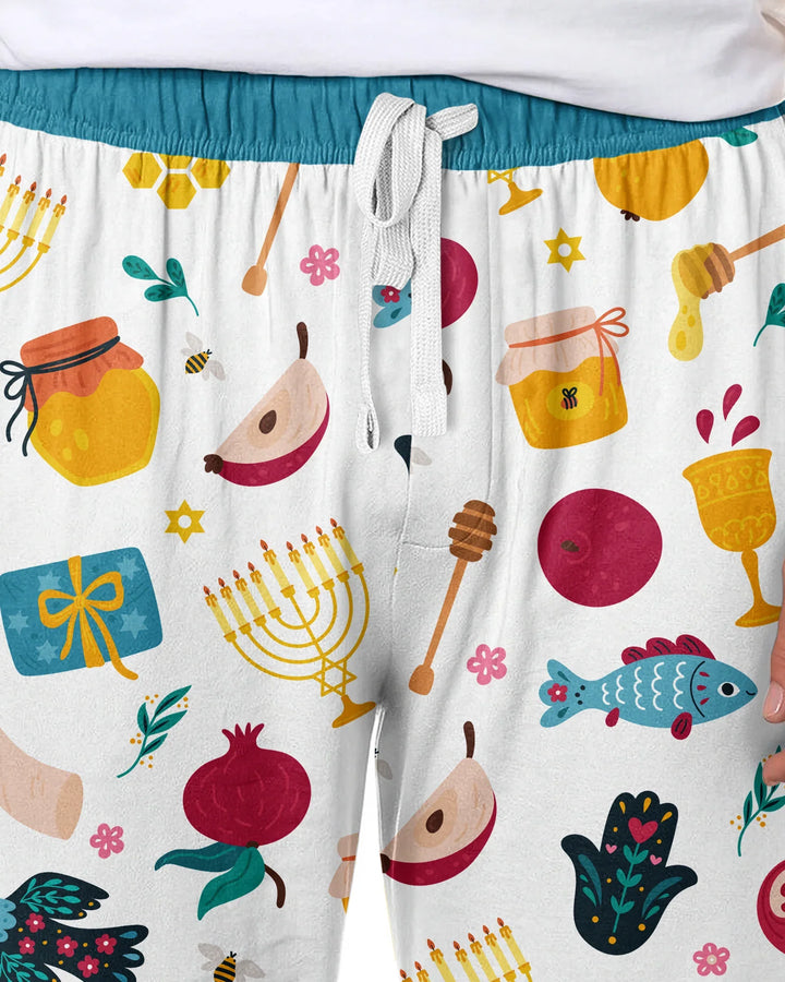 Shanah Tovah Party Bamboo Men's Pajama Set