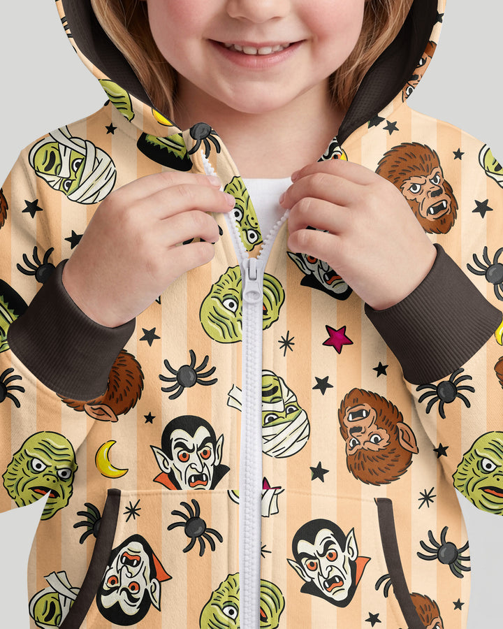 Creepy Crew Family Matching Bamboo Zip Hoodie