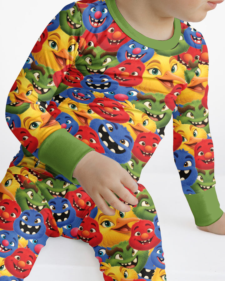 Let Have Some Fun Bamboo Two Piece Long Sleeve Pajama Set