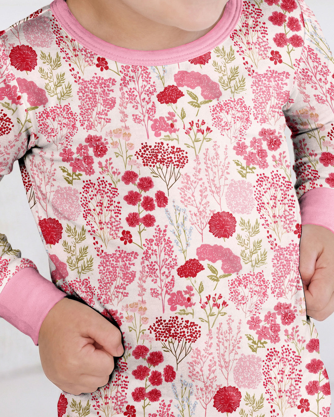 Template Bamboo Two Piece Long Sleeve Pyjamas Set