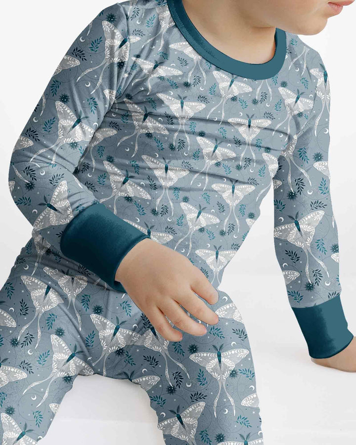 Template Bamboo Two Piece Long Sleeve Pyjamas Set