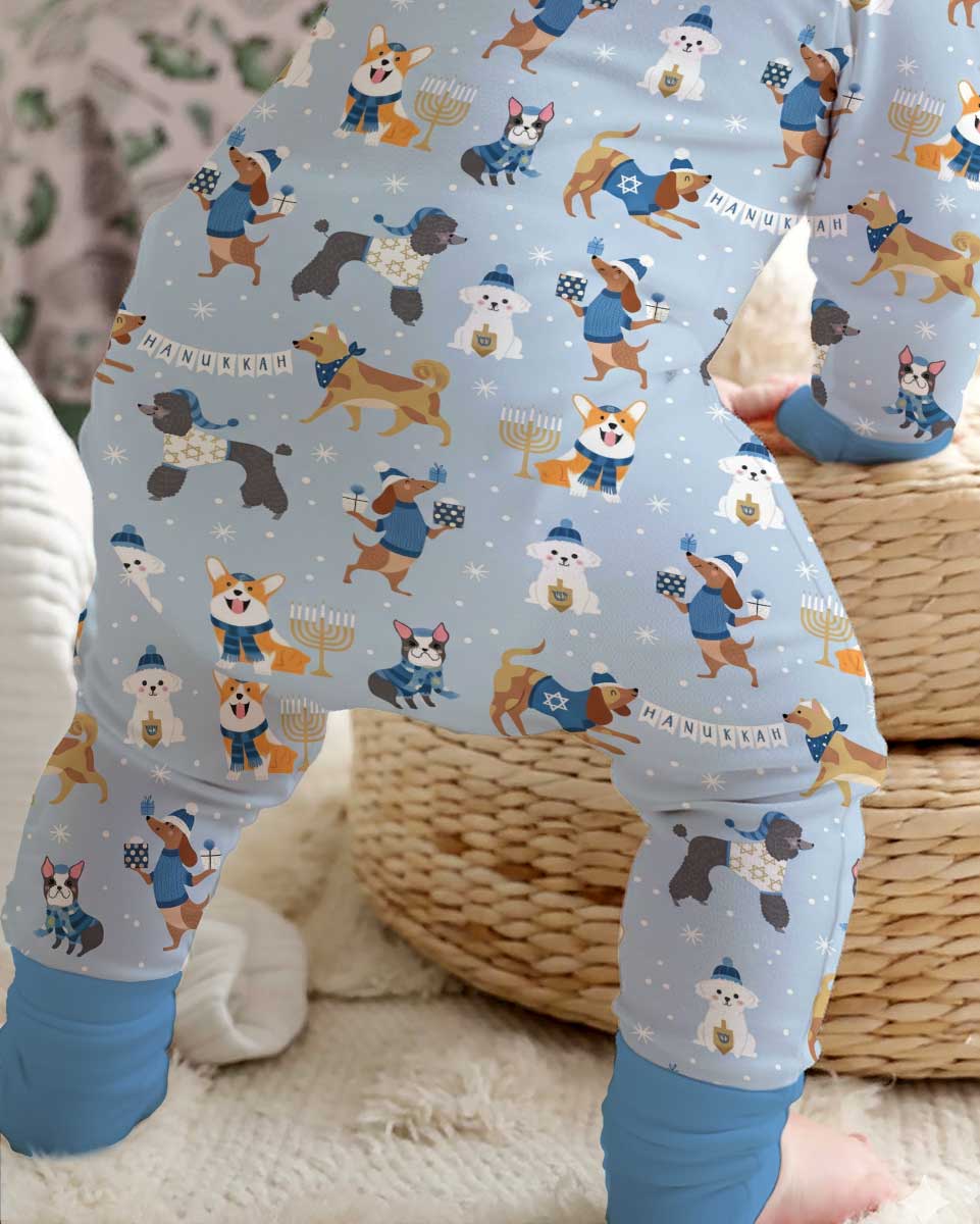 Hanukkah Dogs Bamboo Convertible Zippy