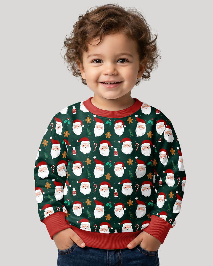 Christmas Sweet Santa Bamboo Crewneck Sweatshirt