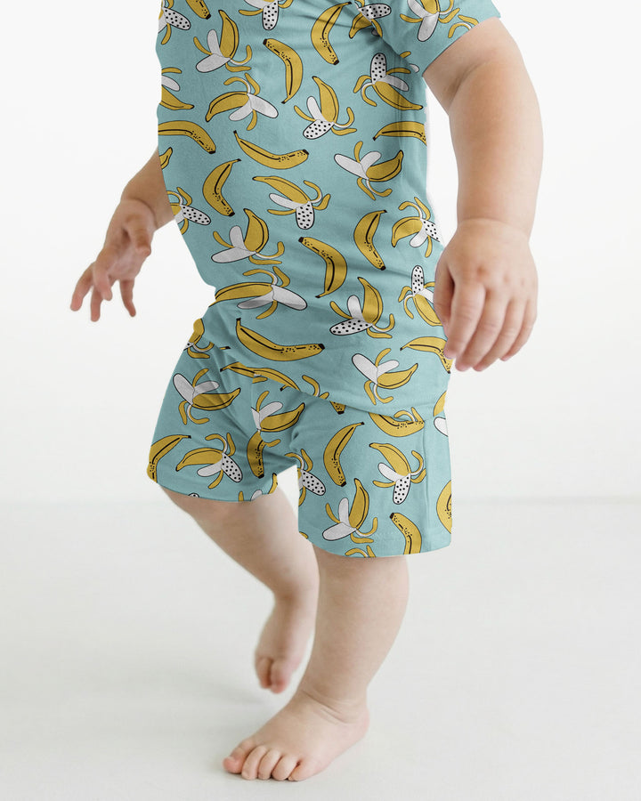 Bananas Bamboo Two Piece Short Sleeve Shorts Pyjamas Set