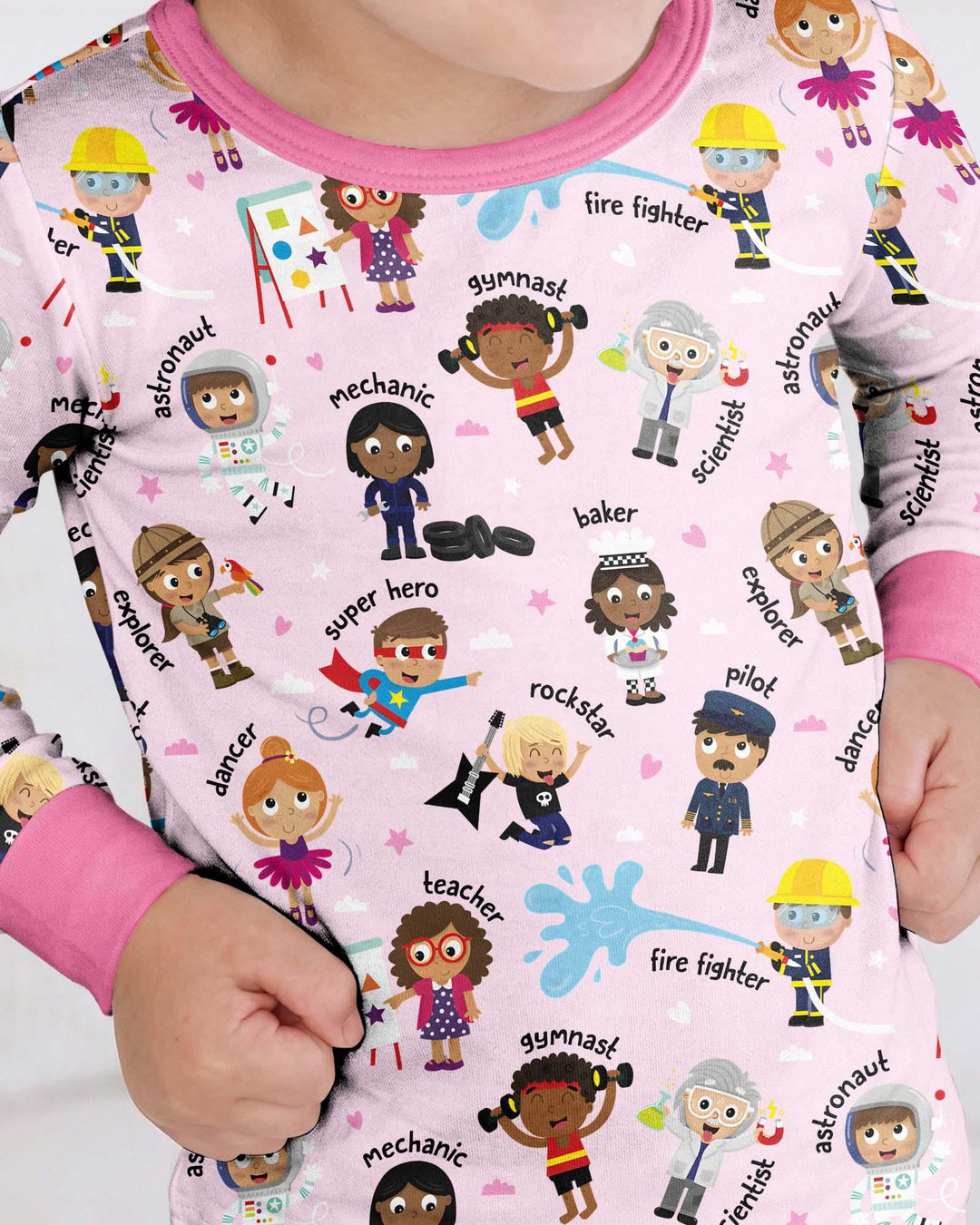When I Grow Up Bamboo Two Piece Long Sleeve Pajama Set