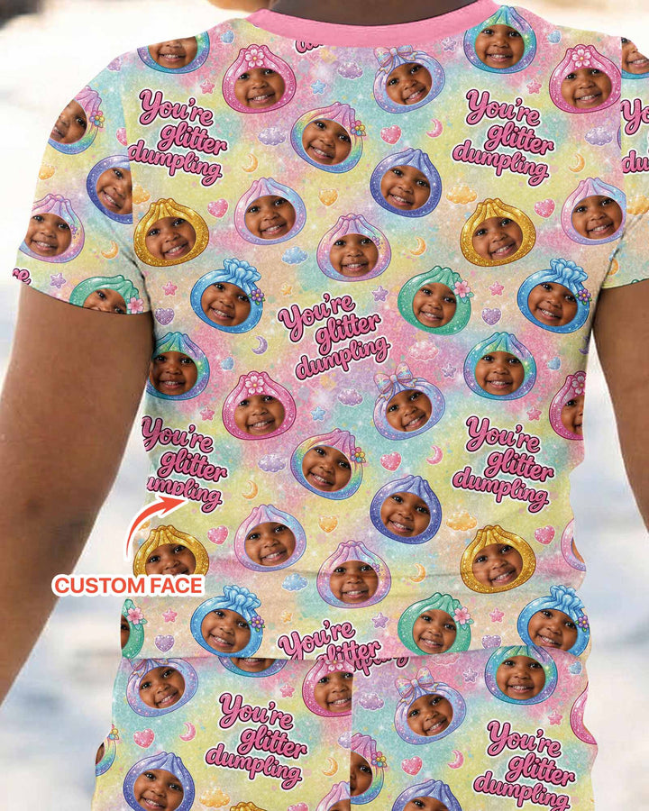 CUSTOM Template Bamboo Two Piece Short Sleeve Pyjamas Set