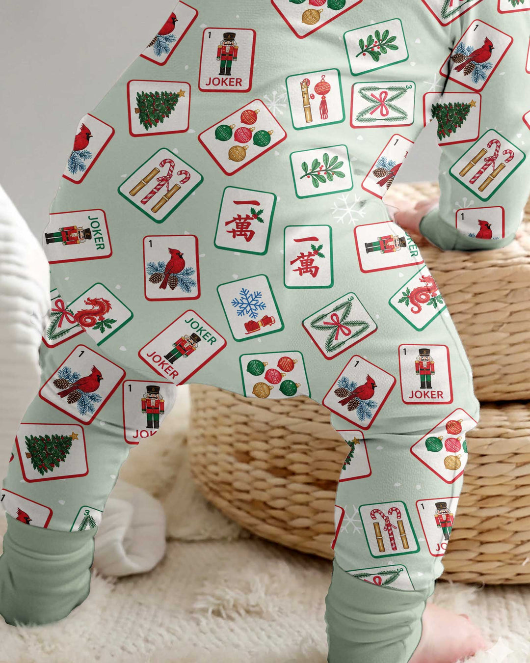 Christmas Mahjong  Bamboo Convertible Zippy