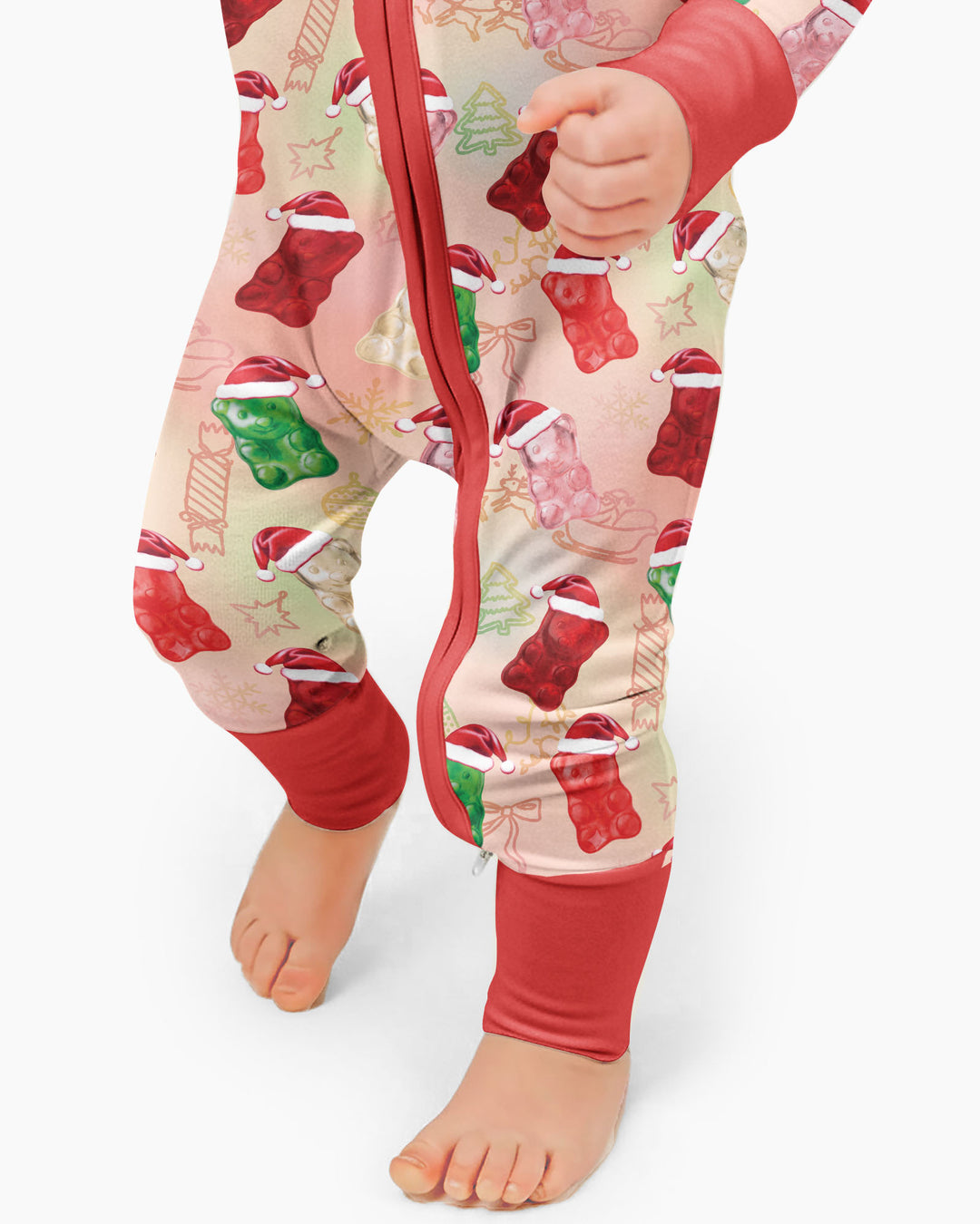 Gummy Bear Santa Christmas Bamboo Convertible Zippy