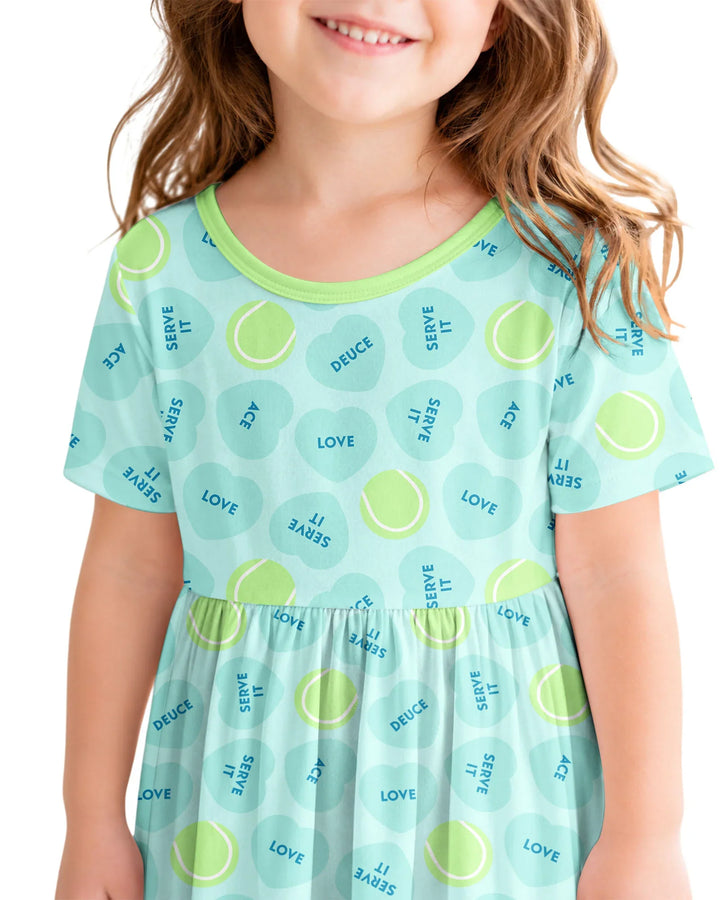 Tennis with Love Bamboo Twirl Dress