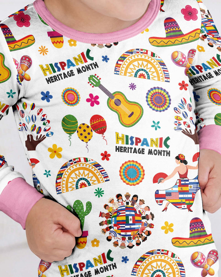 Template Bamboo Two Piece Long Sleeve Pyjamas Set