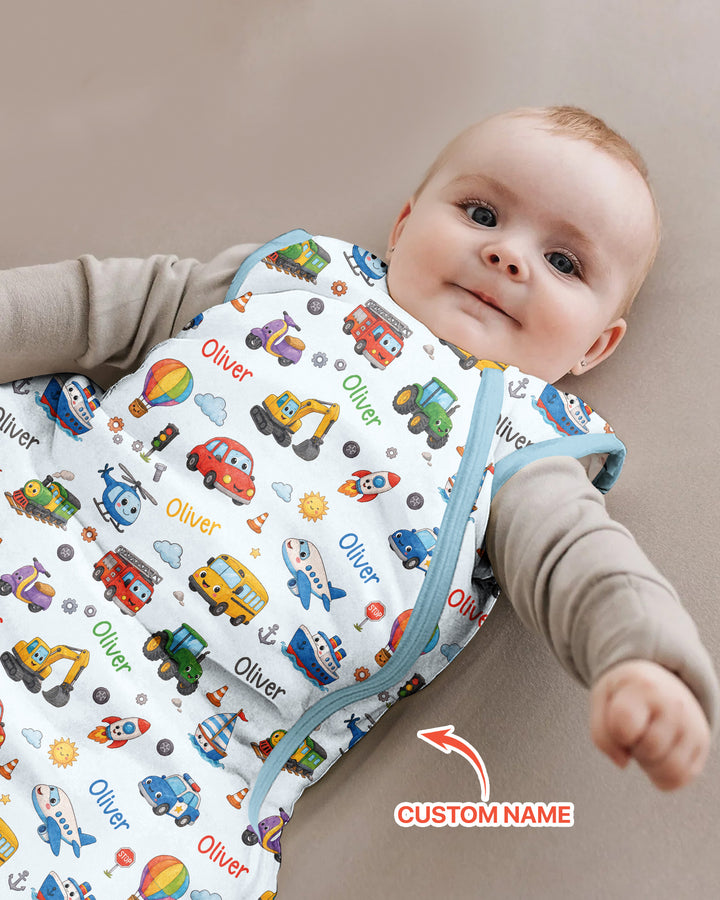 Custom Name Cute Transport Bamboo Sleep Bag