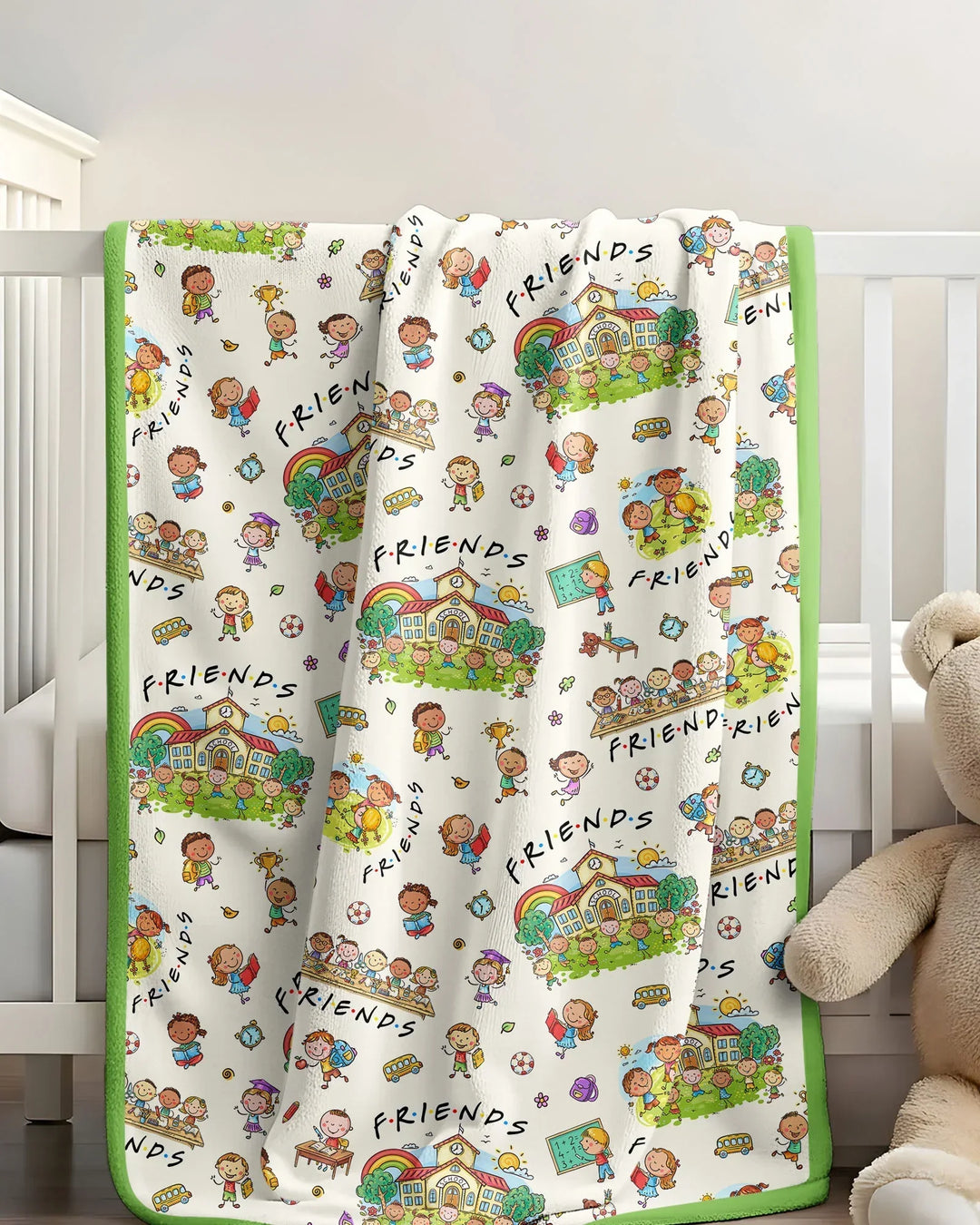 School Friends Forever Bamboo Blanket