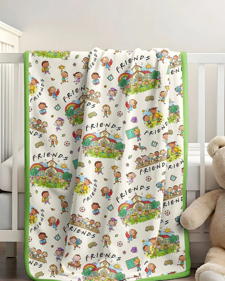 School Friends Forever Bamboo Blanket