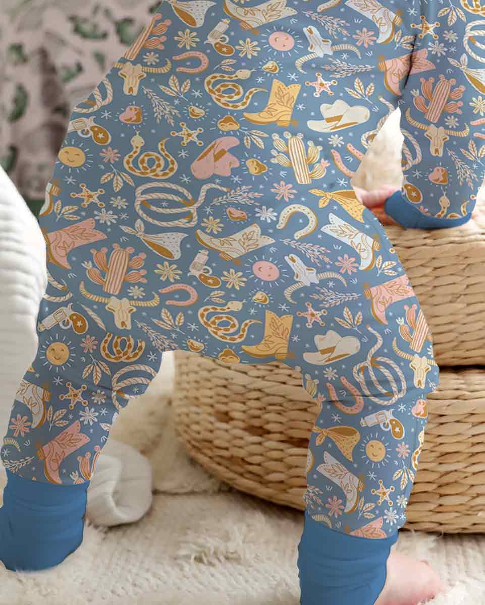 Doodly Cowboy Bamboo Convertible Zippy