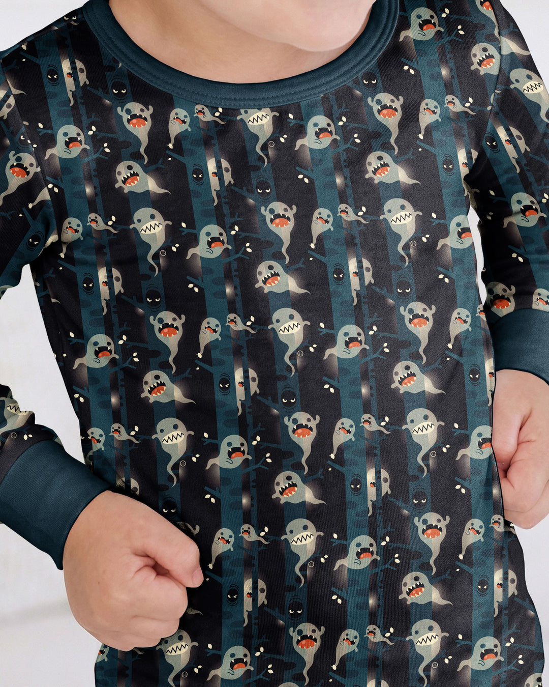 Scared yet Bamboo Two Piece Long Sleeve Pajama Set