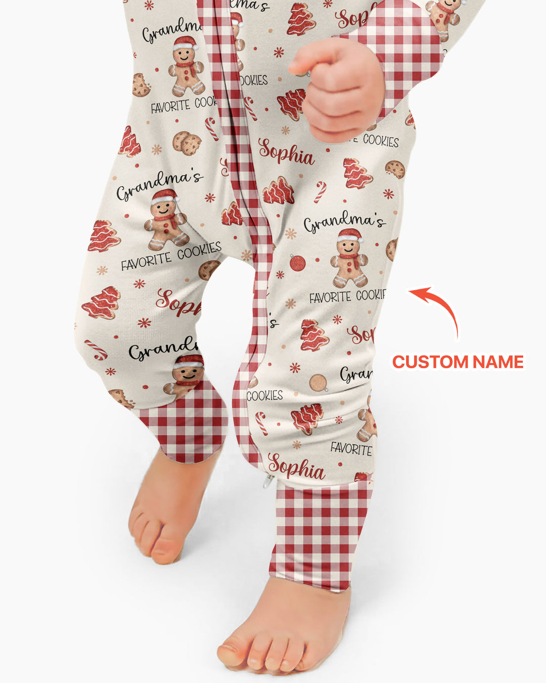 Custom Name Grandma’s Favorite Cookies Bamboo Convertible Zippy