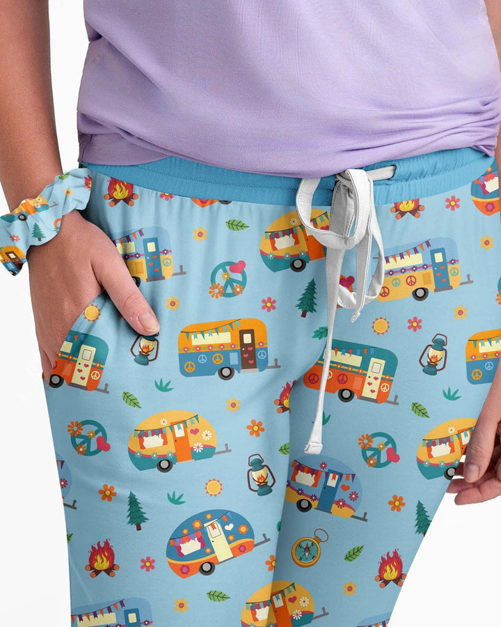 Happy Little Camper Women Pajama Set