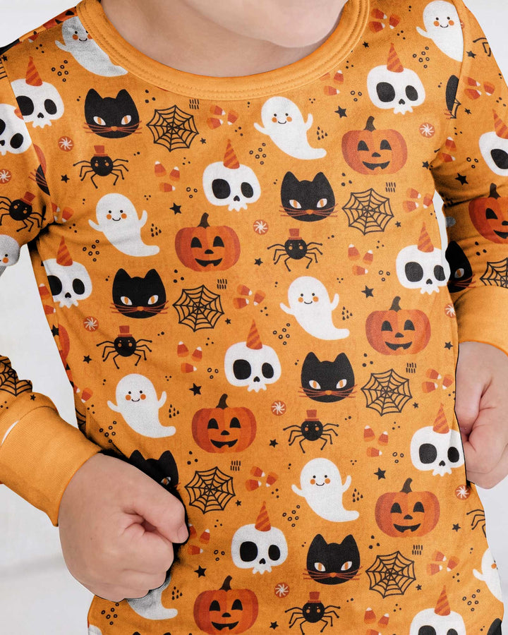 Halloween Party Bamboo Two Piece Long Sleeve Pajama Set