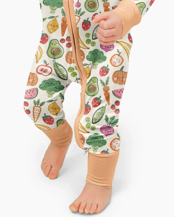 Veggie Friends Family Matching Bamboo Convertible Zippy