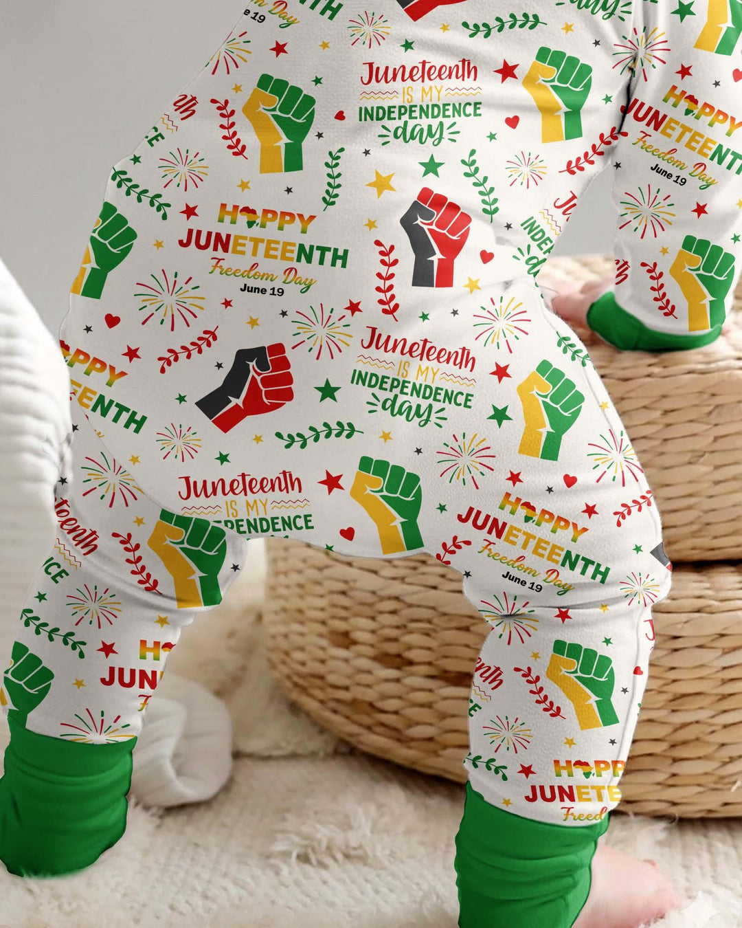 Happy Juneteenth Freedom Day Bamboo Convertible Zippy