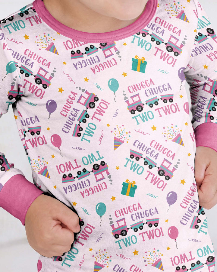 Chugga Chugga Two Bamboo Two Piece Long Sleeve Pajama Set