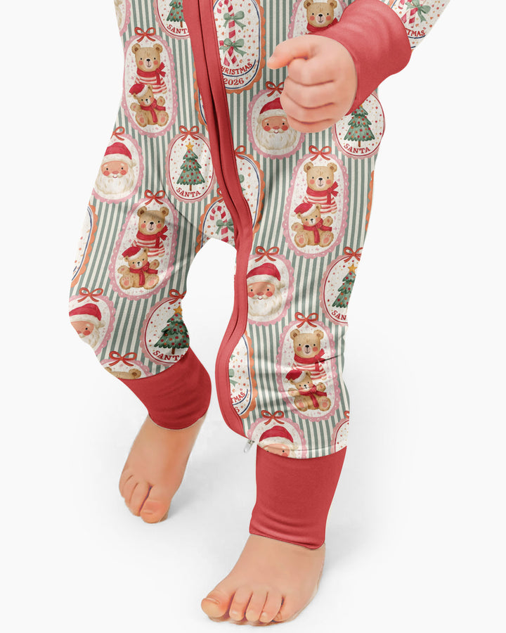 Teddy Bear Christmas Bamboo Convertible Zippy