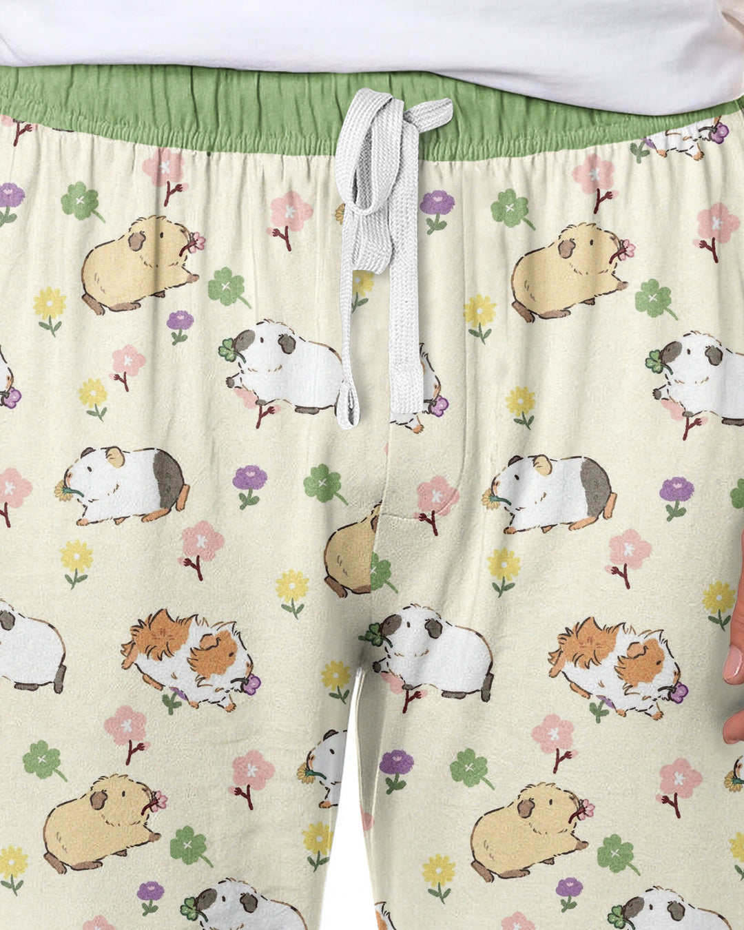 Guinea Pig Garden Bamboo Men's Pajama Set