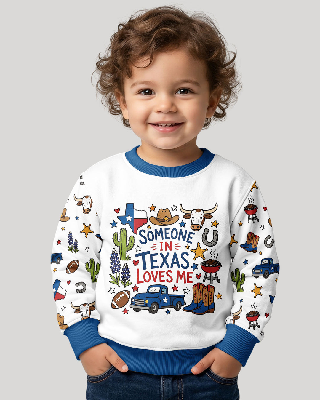 Someone in Texas Loves Me Bamboo Crewneck Sweatshirt