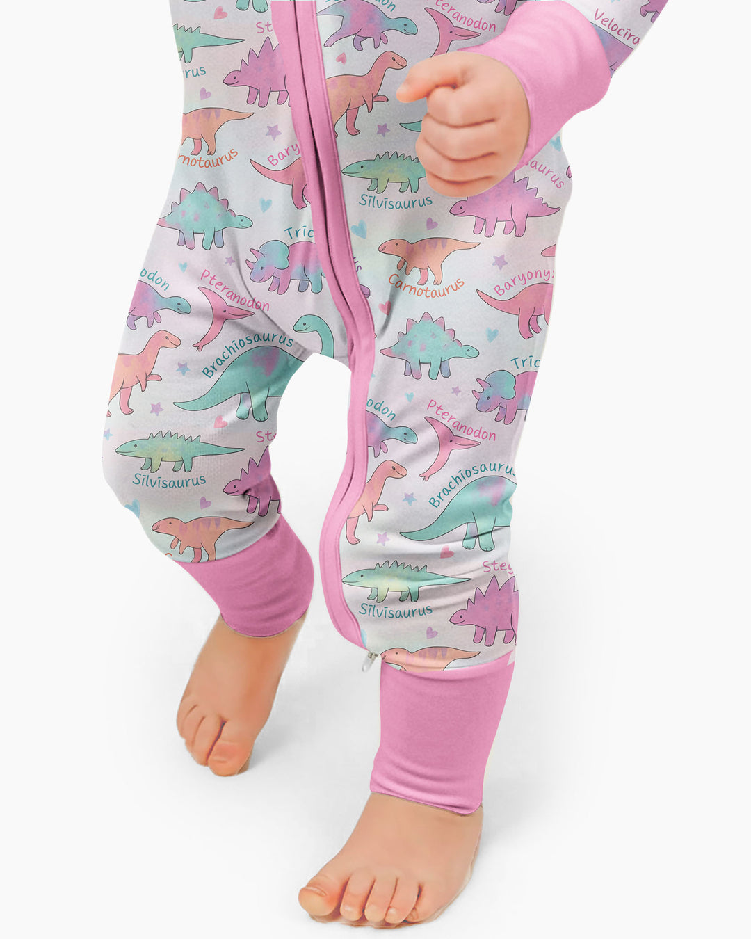 Pastel Dino Bamboo Convertible Zippy