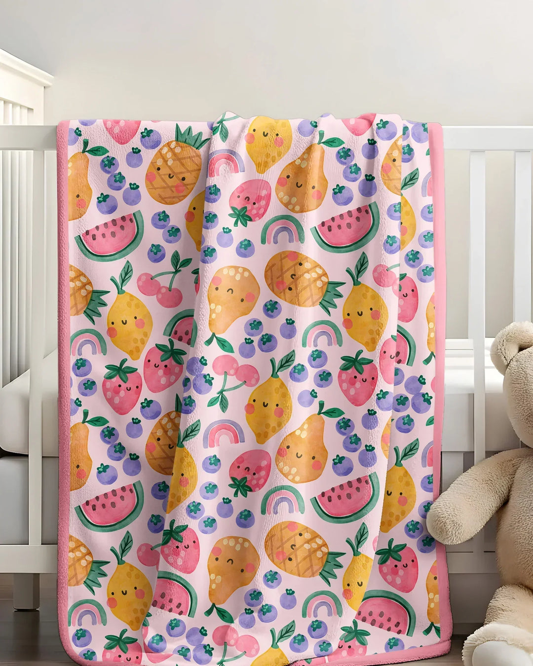 Fruitie Cuties Family Matching Bamboo Blanket