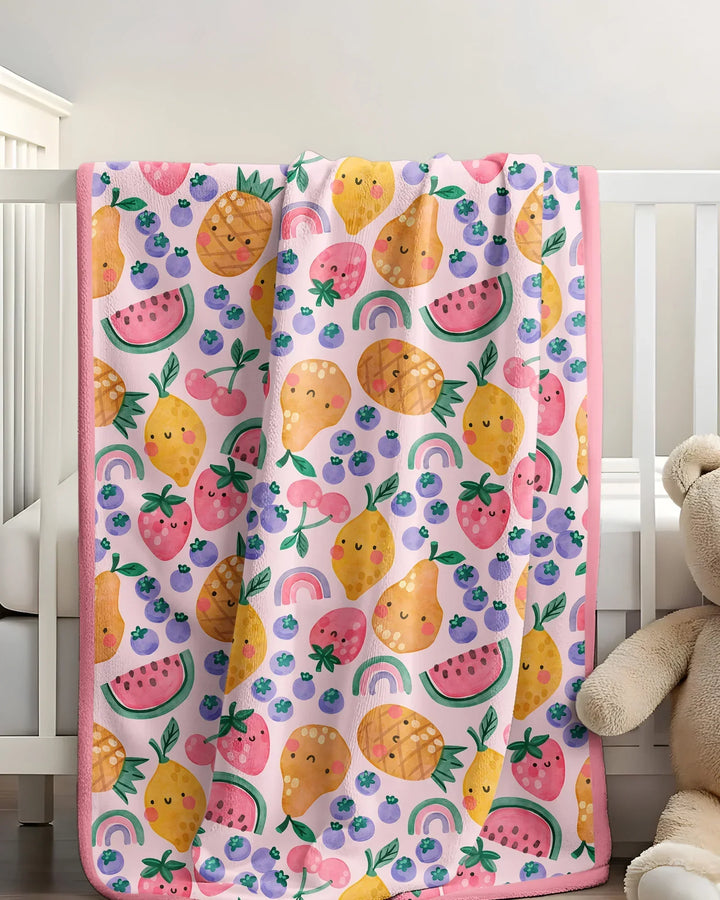 Fruitie Cuties Family Matching Bamboo Blanket