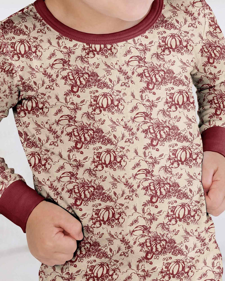 Template Bamboo Two Piece Long Sleeve Pyjamas Set