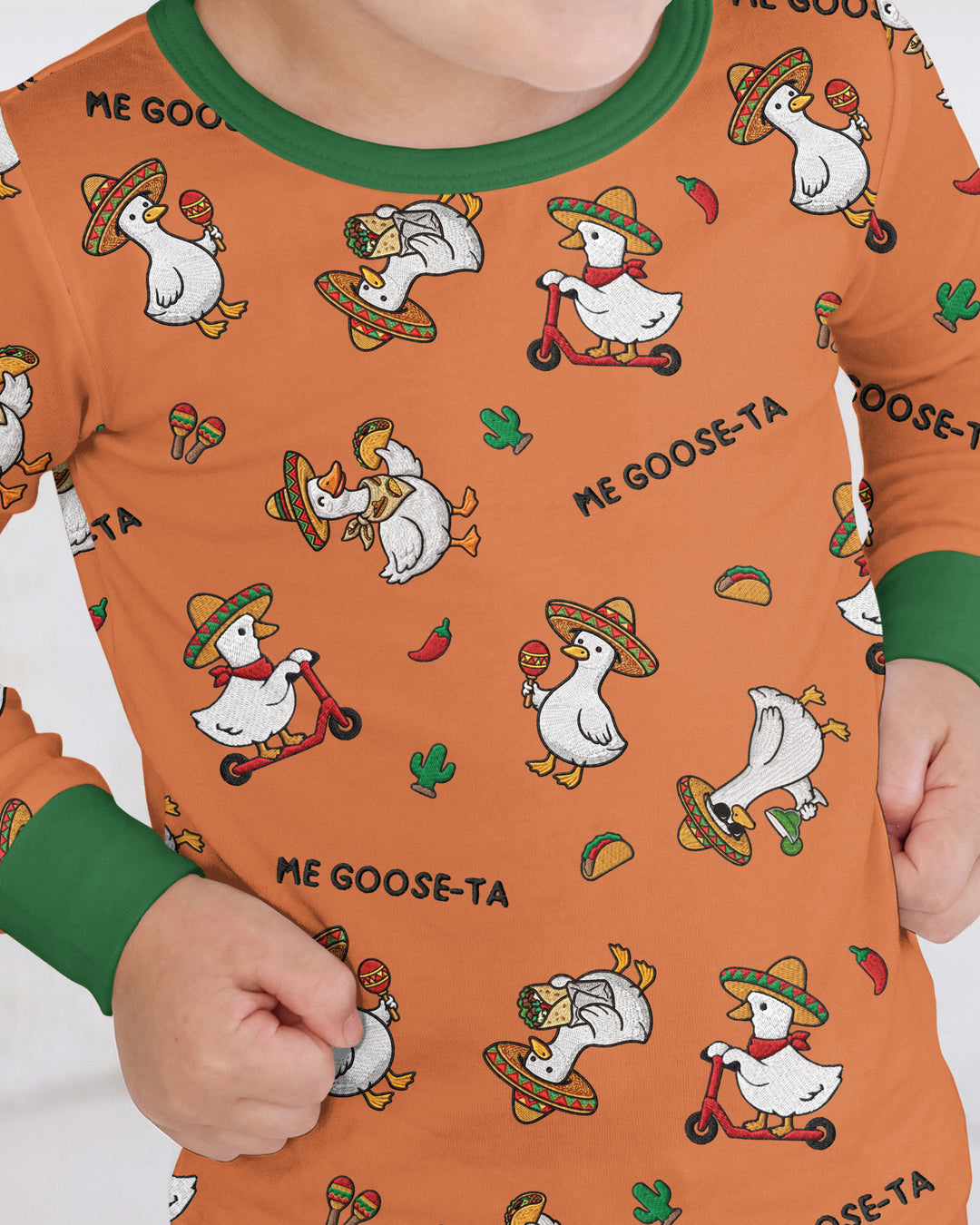 Me-Goose-Ta Bamboo Two Piece Long Sleeve Pajama Set