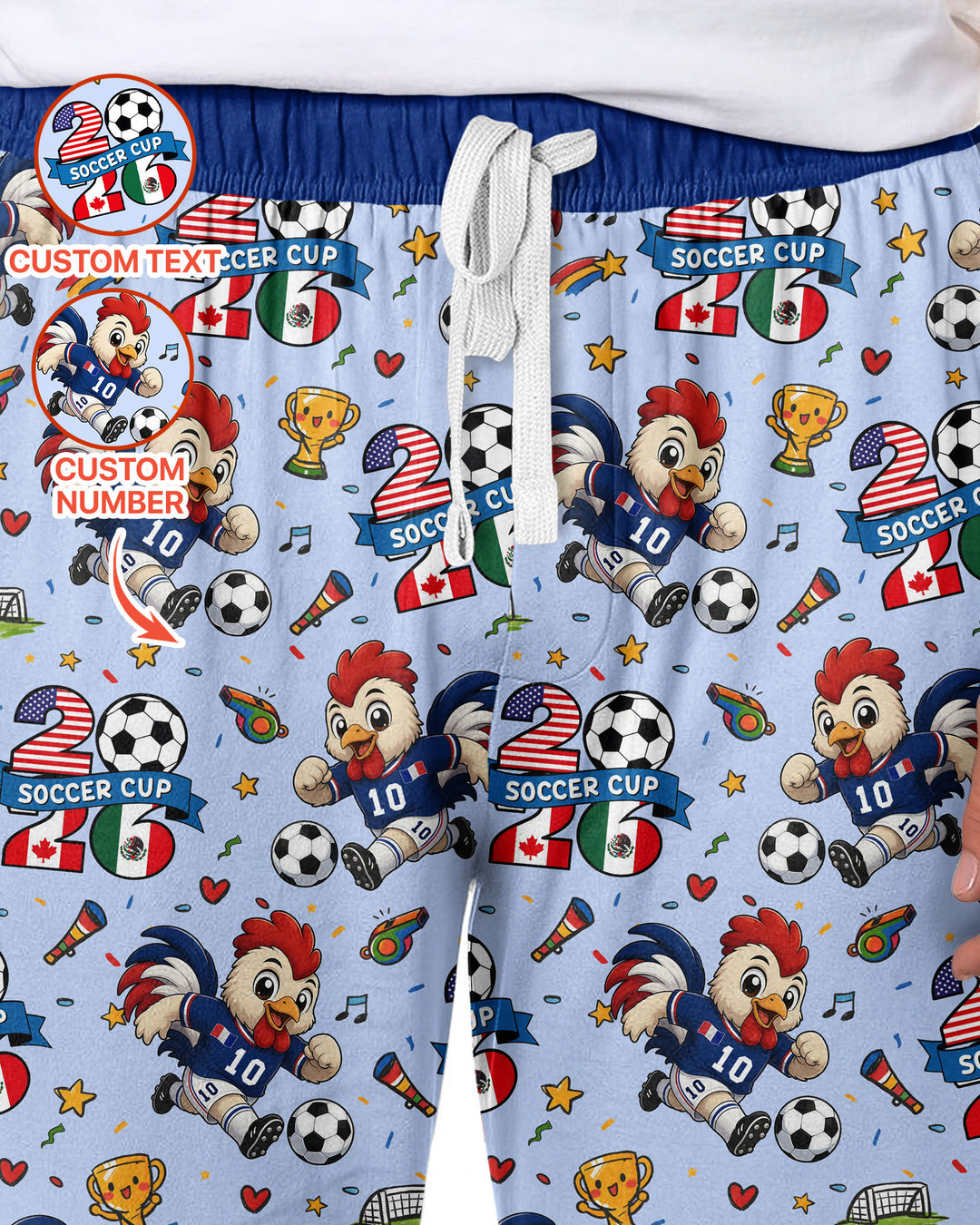 We Are The Champions Soccer Cup 2026 Bamboo Men's Pajama Set