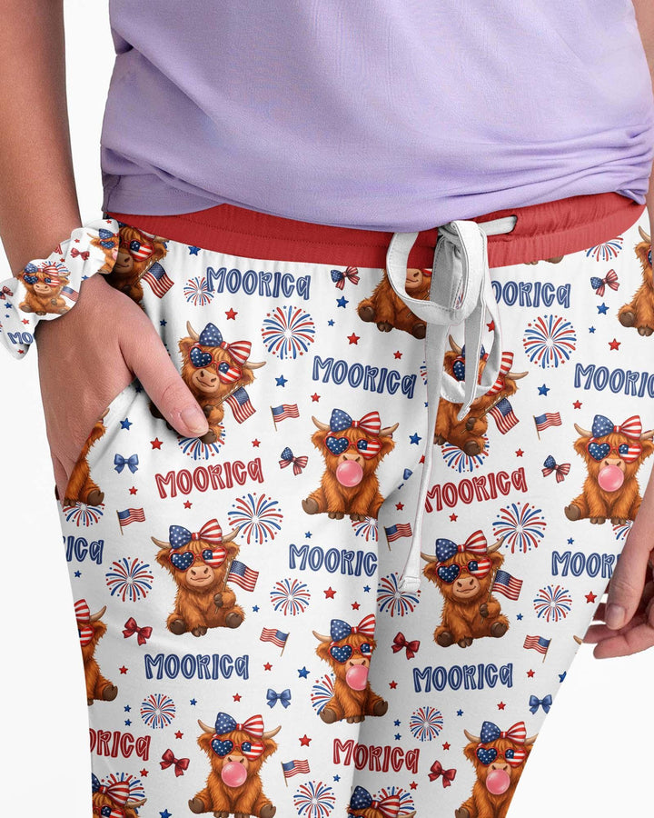 Moo-Rica Cowgirl Bamboo Women Pajama Set