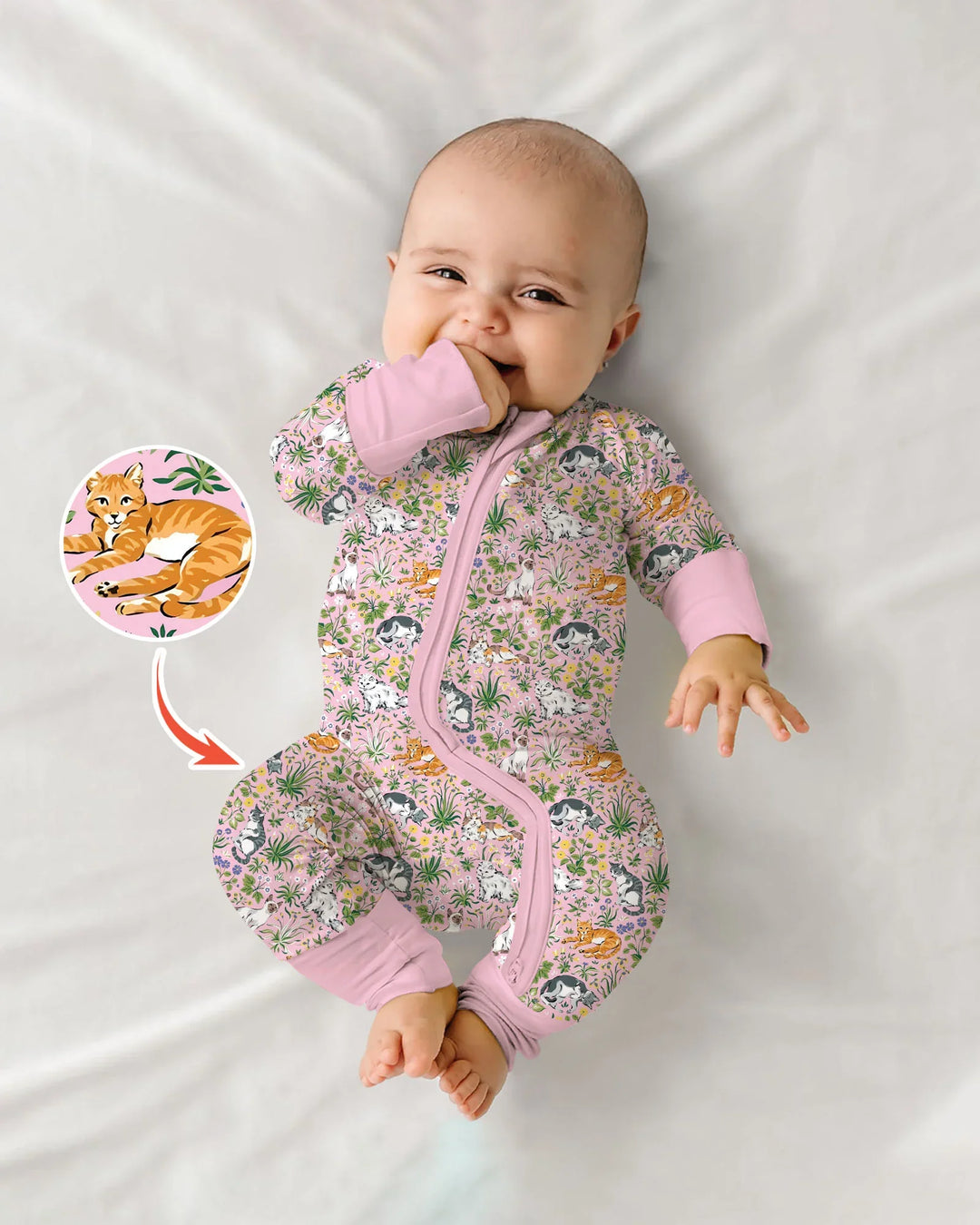 Kitten Garden Family Matching Bamboo Convertible Zippy