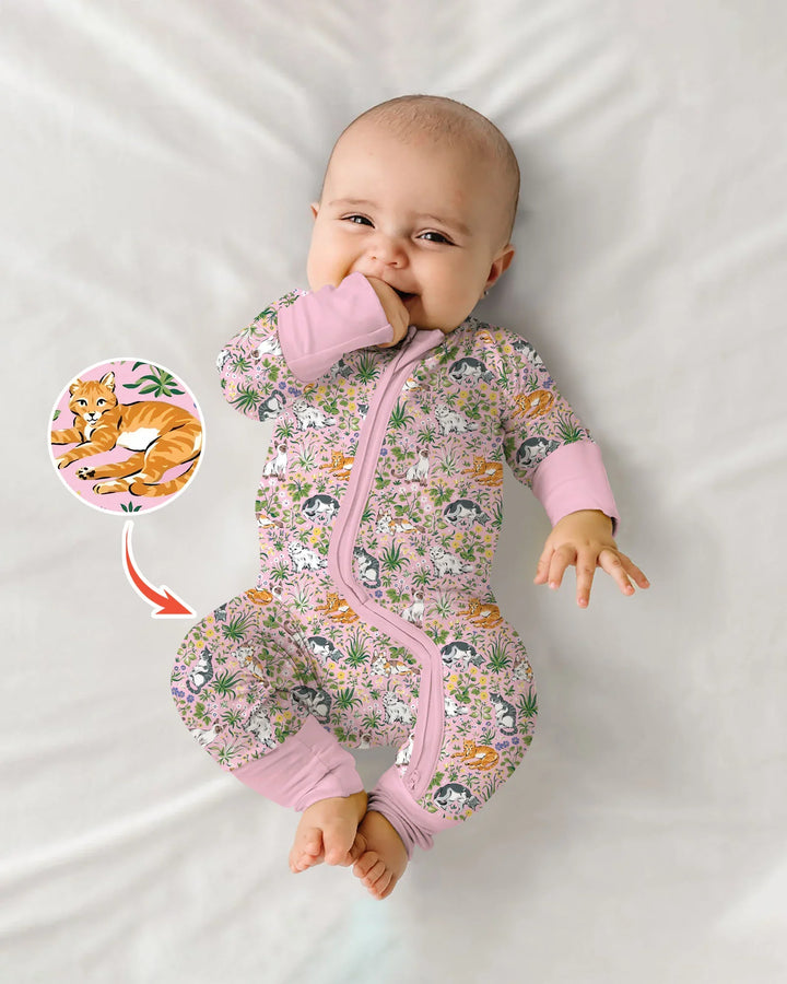 Kitten Garden Family Matching Bamboo Convertible Zippy
