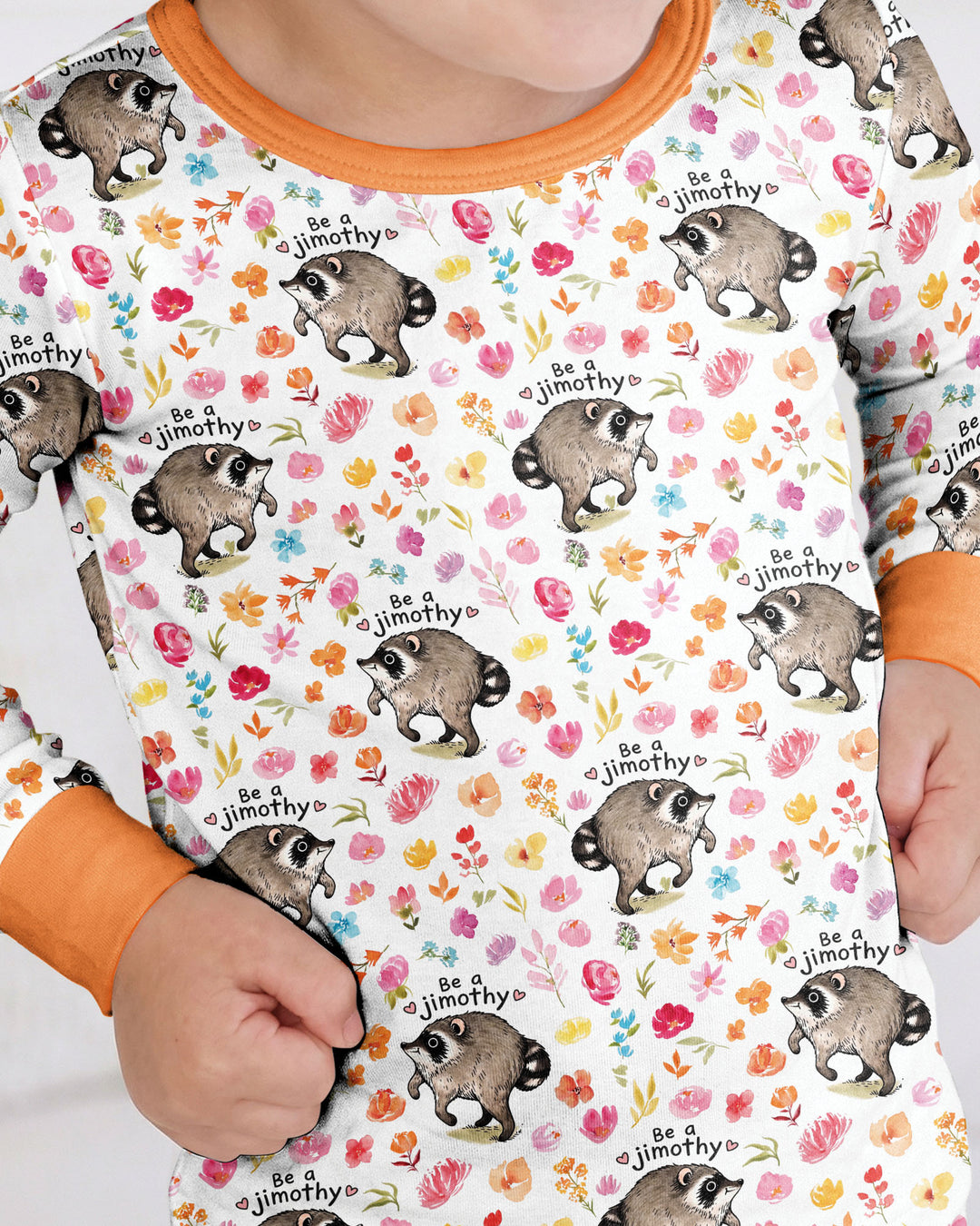 Template Bamboo Two Piece Long Sleeve Pyjamas Set