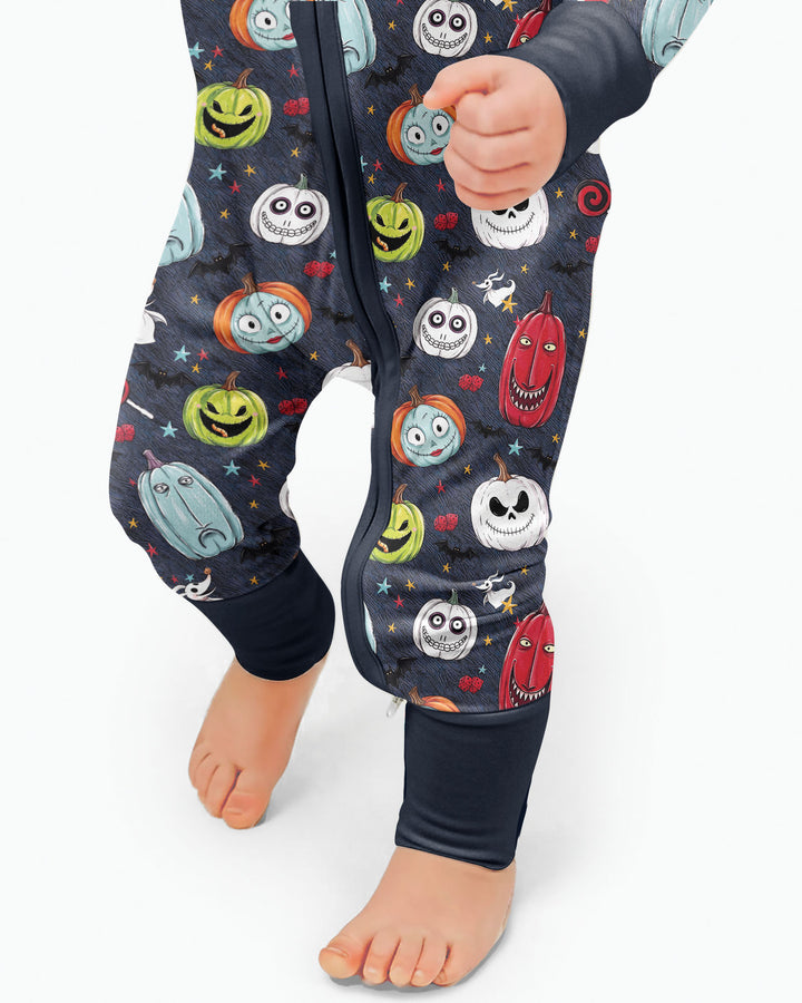 Nightmare Pumpkin Bamboo Convertible Zippy