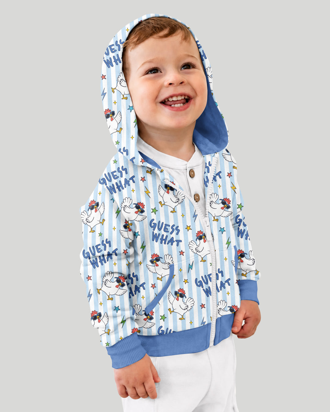 Guess What Chicken Butt! Bamboo Zip Hoodie