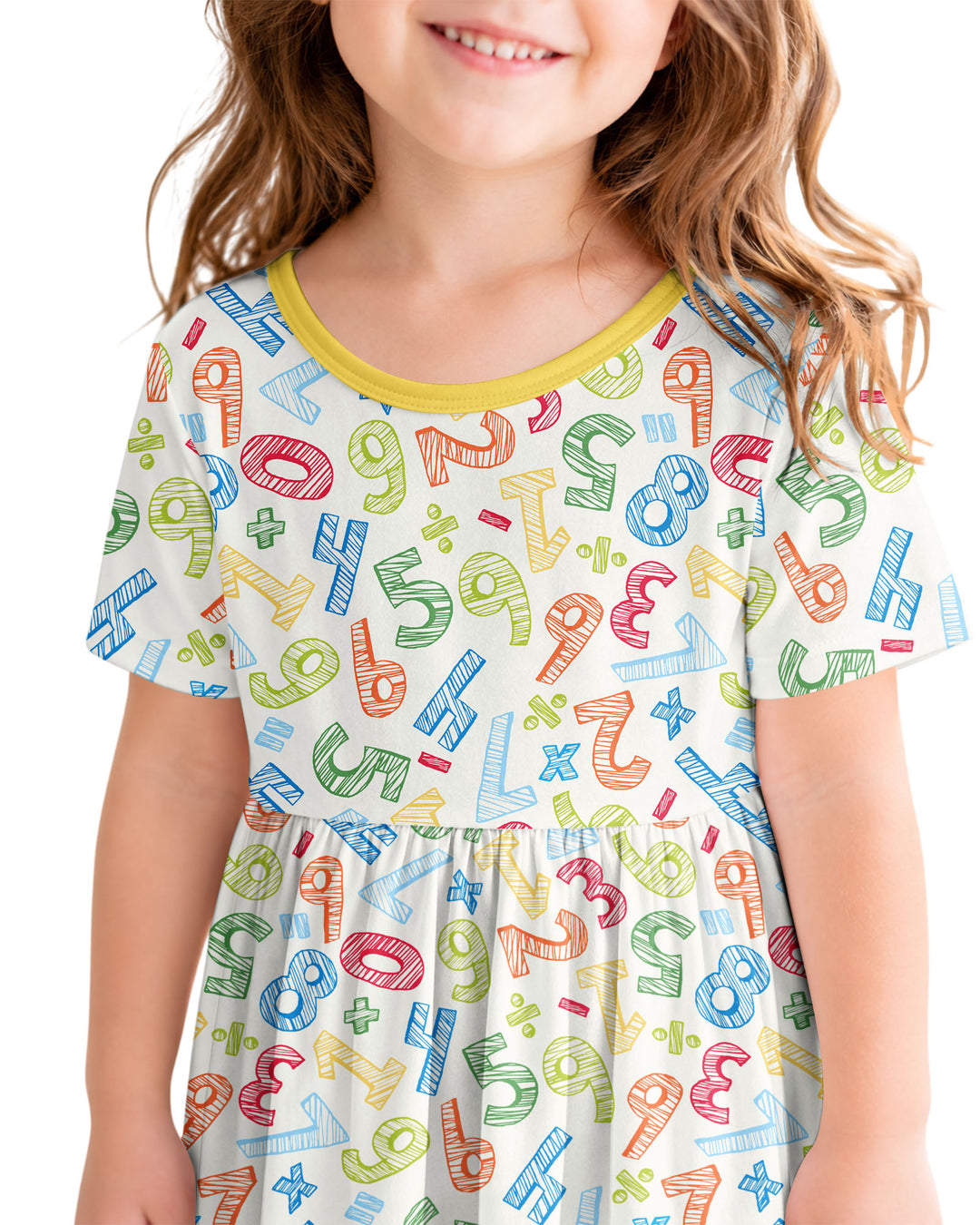 Math Doodles Bamboo Twirl Dress