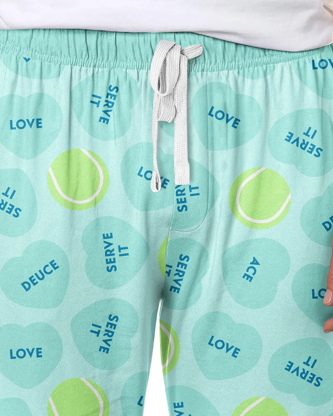 Tennis with Love Bamboo Men's Pajama Set