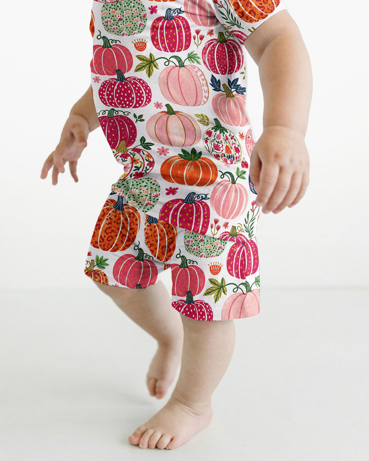 Template Bamboo Two Piece Short Sleeve Shorts Pyjamas Set