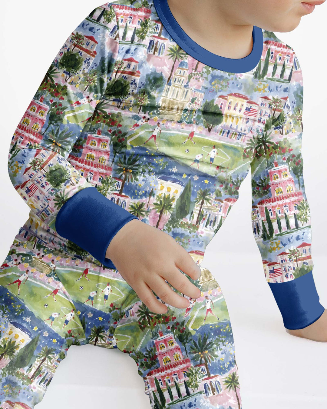 Soccer Tour 2026 Bamboo Two Piece Long Sleeve Pajama Set