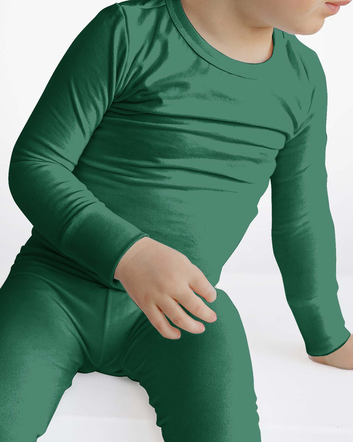 Emerald Bamboo Two Piece Pajama Set