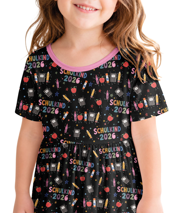 First Day Fun 2026 Bamboo Twirl Dress