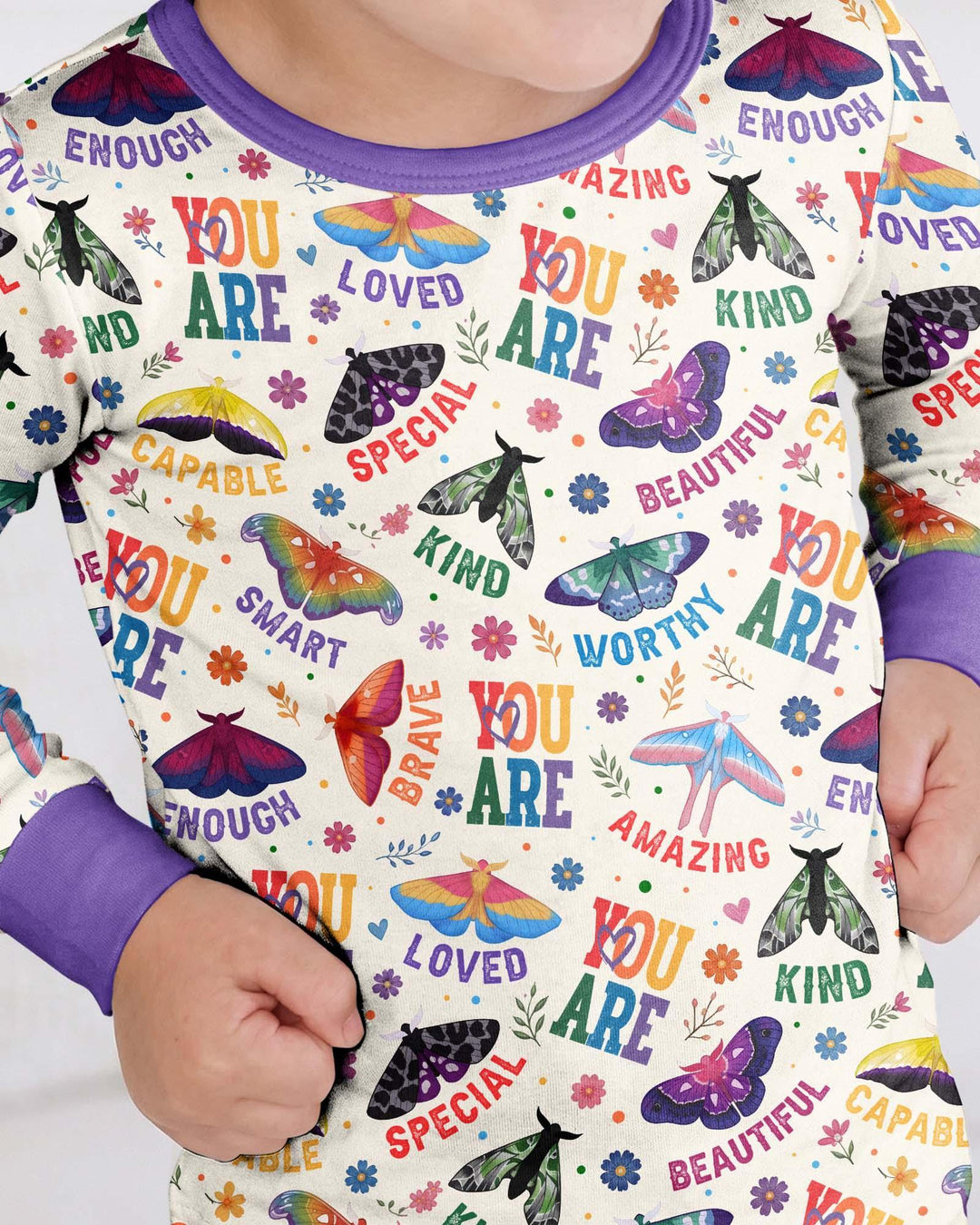 Proud Wings Family Matching Bamboo Two Piece Long Sleeve Pajama Set