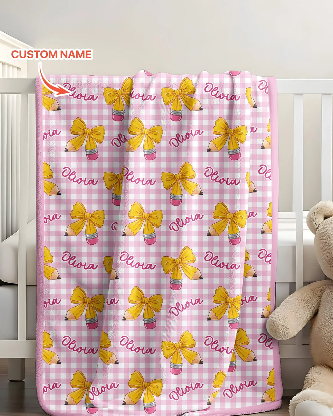 Coquette Back To School Bamboo Blanket