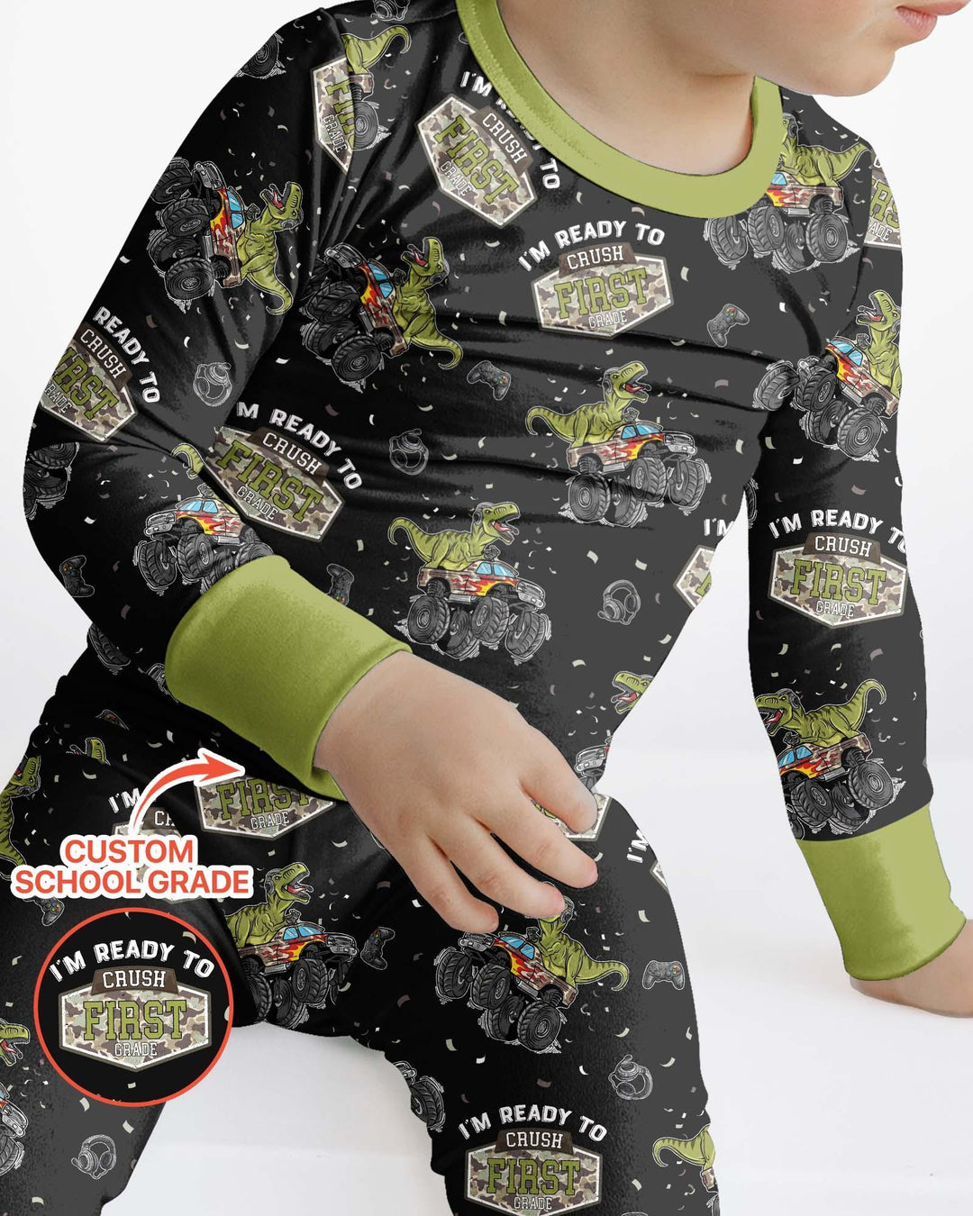 I'm Ready to Crush Bamboo Two Piece Long Sleeve Pajama Set