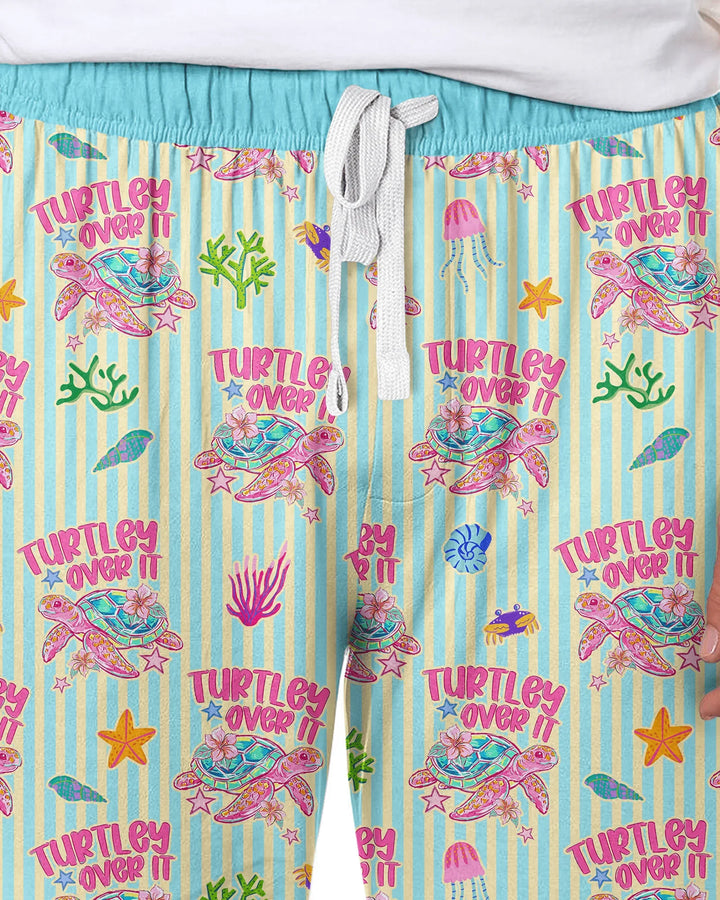 Turtley Over It Family Matching Bamboo Men's Pajama Set